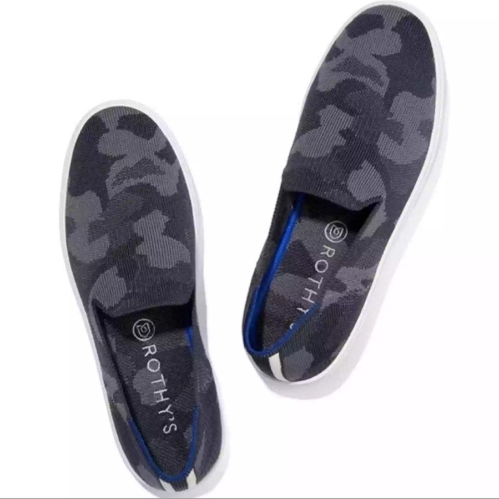 Rothy’s Women’s Slip On Sneaker- Black Camo